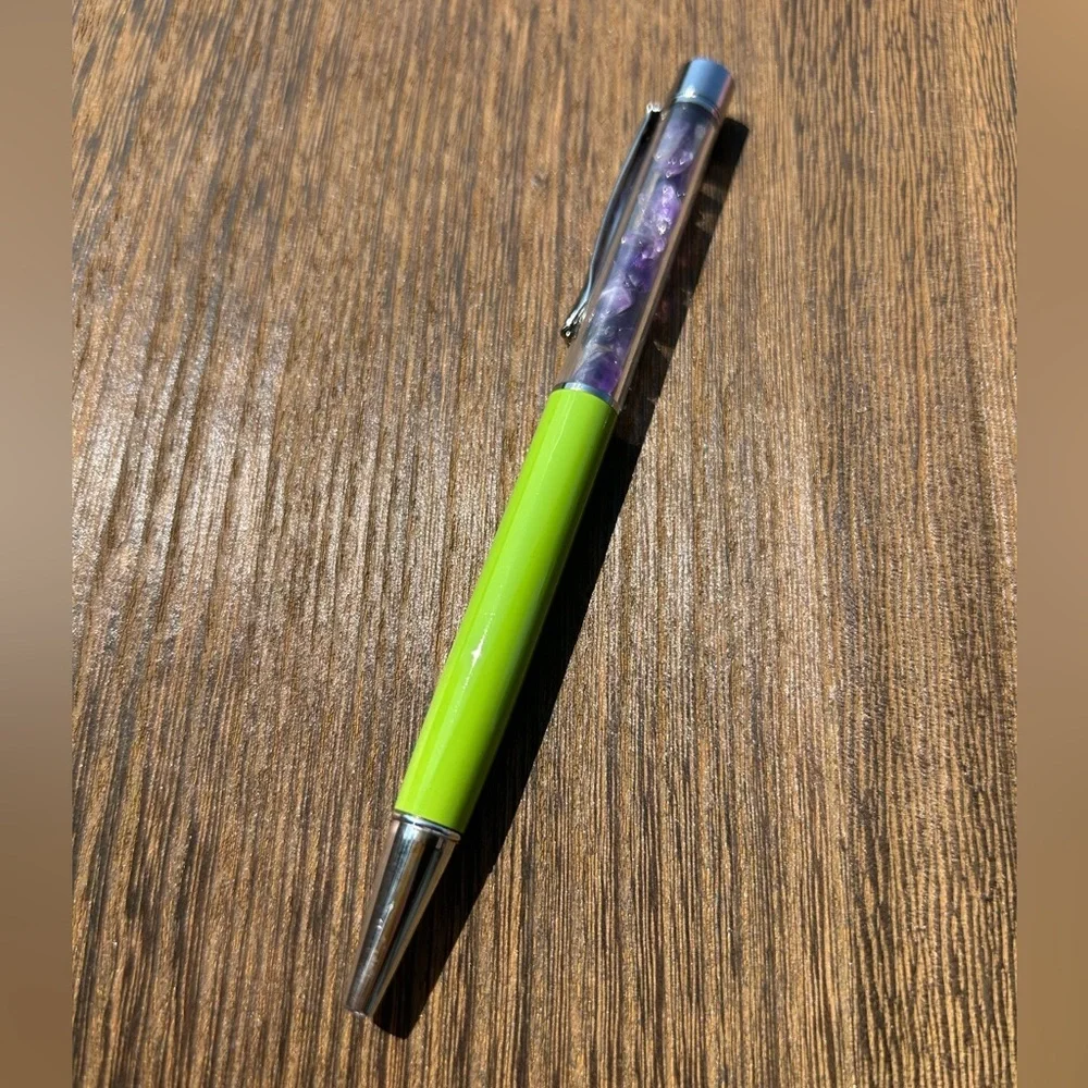 Green Amethyst Pen
